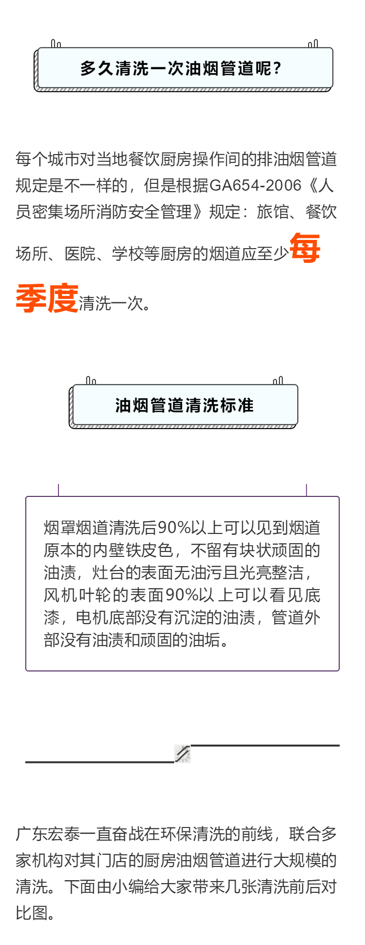 环保清洗人，你应该了解的油烟管道清洗知识(图2)